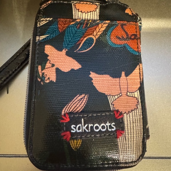 Sakroots Handbags - Sakroots Multicolor Bird Pattern Wristlet